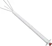 Alwida Cucumber Picker, 20 cm Bead Catcher with 4 Claws, Pickles Pickles for Kitchens, Restaurants, Hotels, Bakeries, Delis, Pickles Peppers from Jars, Stainless Steel PVC Tools for Daily Use