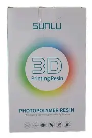 Sunlu 3D Printing Resin 1 KG Photopolymer Resin Clear Blue New In Box
