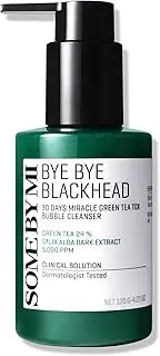 SOME BY MI Miracle Bye Bye 30 Days Blackhead Miracle Green Tea Tox Bubble Cleanser, 120 g (Pack of 1)