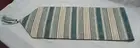 Textured Blue and Ivory Striped Fabric 72" Table Runner by TopFine! - NEW