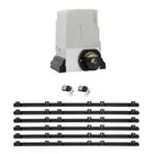 LockMaster Electric Sliding Gate Opener 1800KG Automatic Motor Remote Rail 6M