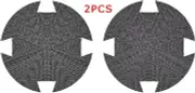 Displaceable 2PCS Shield-shaped Dust-proof Mesh for PS5 Slim/Pro Game Console