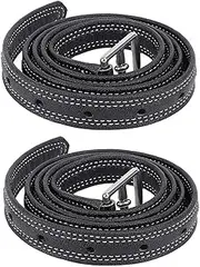 Horse Bridle Strap, Cowhide Elastic Horse Stirrup Straps for Horse Riding, Comfortable Thickened Horse Blanket Strap, Built for Stable Functionality