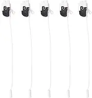 WANGCL 5PCS Pull Cord Switch ON/Off 2A 250V AC Shower Pull Cord Switch Light Switch Pull Cord for Table/Floor/Wall/Chandelier