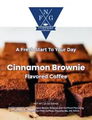 FNG Coffee- Cinnamon Brownie-DECAF- Ground or Whole Bean- 16 oz