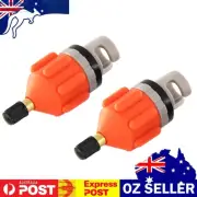 2pcs Paddle Board Kayak Rowing Boat Air Valve Adaptor Inflatable Pump Adapter