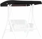 Waterproof Spare Roof for 3 -Seat Swing, an Awning with UV Protection for Garden, Patio and Balcony, Durable Exterior Cover