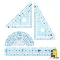 在飛比找蝦皮商城優惠-Raymay︱零距離三角板量角器直尺組 R/M:APJ409