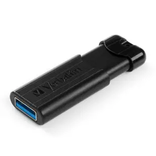 【Verbatim 威寶】PinStripe 128GB USB3.2 Gen1 高速伸縮隨身碟