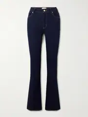 [FRAME] FRAME - Reboot Super Stretch High-rise Bootcut Jeans - Dark denim - 31 31 Blue