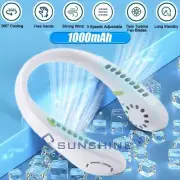 Ventilador De Abanico De Banda Para Cuello Manos Libres Recargable USB Personal