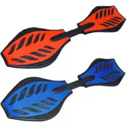 Kids Children Caster Board Skateboards 2 Wheels Scooter Boards Red/Blue