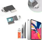 Dock Connector Replacement for iPad Pro 11" 1st 2nd Gen A1980 A2013 A2228 A2068 for iPad Pro 12.9" 3rd 4th Generation A1876 A2014 A2229 A2069 Charging Port Replacement Flex Cable