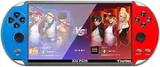 FAITDER-X12 Plus 7-inch HD Screen Handheld Portable MP5, 10000+ Free Games，Dual Joystick Nostalgic Arcade Video Game Machine 16GB ROM, Support GBC/GBA/NES/MD/SMC/SFC Games Children's Gifts