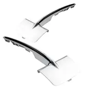 2PCS Front Bumper Lower Grille Trim Chrome for F15 X5 2014-2018
