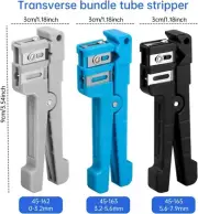 Fiber Optic Cutter Tool 45-162 & 45-163 & 45-165 Coax Cable Stripper Fiber Optic