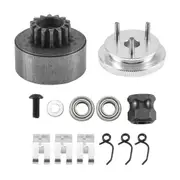 RC Clutch Bell 14T Gear Bearing Clutch Shoes Springs Cone&Engine Nut Flywheel Assembly for 1/8 RC Model Nitro Car HPI HSP Traxxas Random