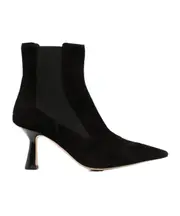 side-zip leather ankle boots 37,38,40,41 Black