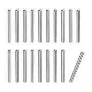 1.5x16mm Dowel Pins, 20pcs Round Head Flat Chamfered End Dowel Pin