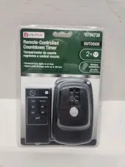 New Utilitech Remote Controlled Countdown Outdoor Plug-In Timer #0794738