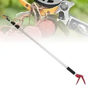 Tree loppers Long Reach Telescopic, Tree Pruner,Fruit Picker with Rotating Blade Head, Pole Saw Loppers with Lightweight Aluminum Extendable Handle for Tree Branch Cutter 5M