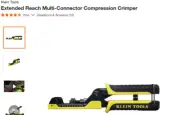 Klein Tools Extended Reach Multi-Connector Compression Crimper