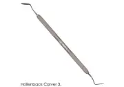 HOLLENBACK AMALGAM WAX CARVER # 3 - DOUBLE ENDED (HOLLOW HANDLE)