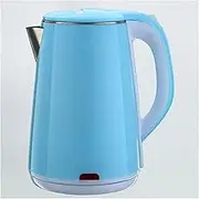 Electric Kettle Stainless Steel Household 2.5l 1500w Double-Layer Anti-Scalding Kettle Boiling Kettle Small Appliances Hot Water Dispensers for Kitchen Fast Boil (D) lofty ambition KeYJ