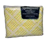 Vtg. Springmaid Wondercale Cottage Double Fitted Sheet For 54X76 IN. Mattress