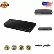 Compact USB-C Dock - 4K Triple Display with 11 Ports for Enhanced Workstation