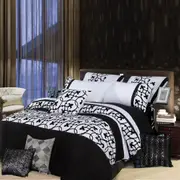 Modern Pintuck Floral Quilt Cover Set /optionals ( Queen / King / Super King / Double /Options)