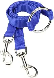 FONDOTIN Dog Double Leads 1 Dog Leash Set for Walking Controlling No Tangle Nylon Rope