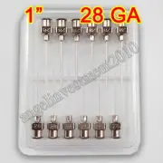 12pcs 1" 28GA Blunt stainless all steel dispensing syringe needle tips