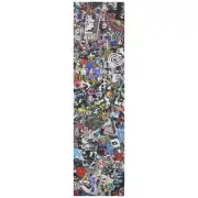 Powell Peralta Skateboard Griptape Collage White 10.5" x 33" Grip Sheet