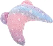 Happyyami Cozy U-Shape for Kitten Small Dog Neck Support Sleep Pillow Glow Dark Stars