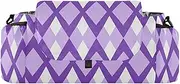 miaozhen Fashion Lavender Checkered organizer bag stroller caddy stroller travel wipes gancho para carriola acesorios para baby