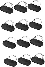ORFOFE 12 Pcs Elastic Eye Masks for Sleeping Travel Outdoor Use Comfortable Shading Blindfolds for Light Blocking Portable Eye Patches and Relaxation