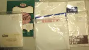 6 Packages of White Aida Counted Cross Stitch Fabric