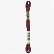 GarnetGlow 6-Strand Embroidery Cotton - Vibrant & Versatile Thread for Stunning
