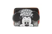 Disney 100th Mickey Mouse Club Zip Around Purse Wallet w/ Card Holder 12.7cm