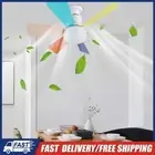 Modern Ceiling Fan with LED Light Remote Control for Bedroom (Colorful)