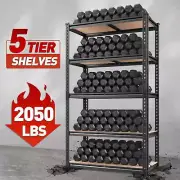 Storage Shelf for Garage Heavy Duty 2050 LBS 5 Tier Adjustable 35.6"Lx16"Wx72"H