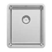 Abey Lucia Double Bowl Sink Only - Stainless Steel