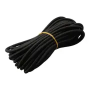 Trailers and Boats 6MM Black Elastic Bungee Rope Shock Cord for Applications