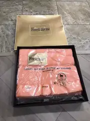 Vintage Stevens Forstmann New Wool Blanket Pink Queen Size 90" X 90"New