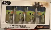 STAR WARS THE MANDALORIAN GLASSWARE SET. BRAND NEW. 10oz GLASSES