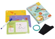 Tookyland Tracing Shapes Learning Set - Educational Toy for Early Learning & Shape Recognition