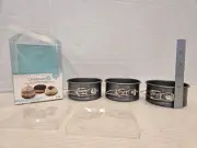 4" Non-Stick Mini Springform Pan Set - 3 Piece - Celebrate It - NEW