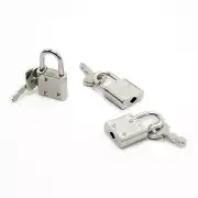 20sets Metal Small Square Padlock with Keys MINI Padlocks