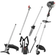 51.7cc Pole Chainsaw Hedge Trimmer Brush Cutter Whipper Snipper Multi Tool